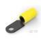 Te Connectivity Ring Terminal, M6 Stud Size, 4 AWG, Nylon Insulated, Yellow 324050 - alternate 1